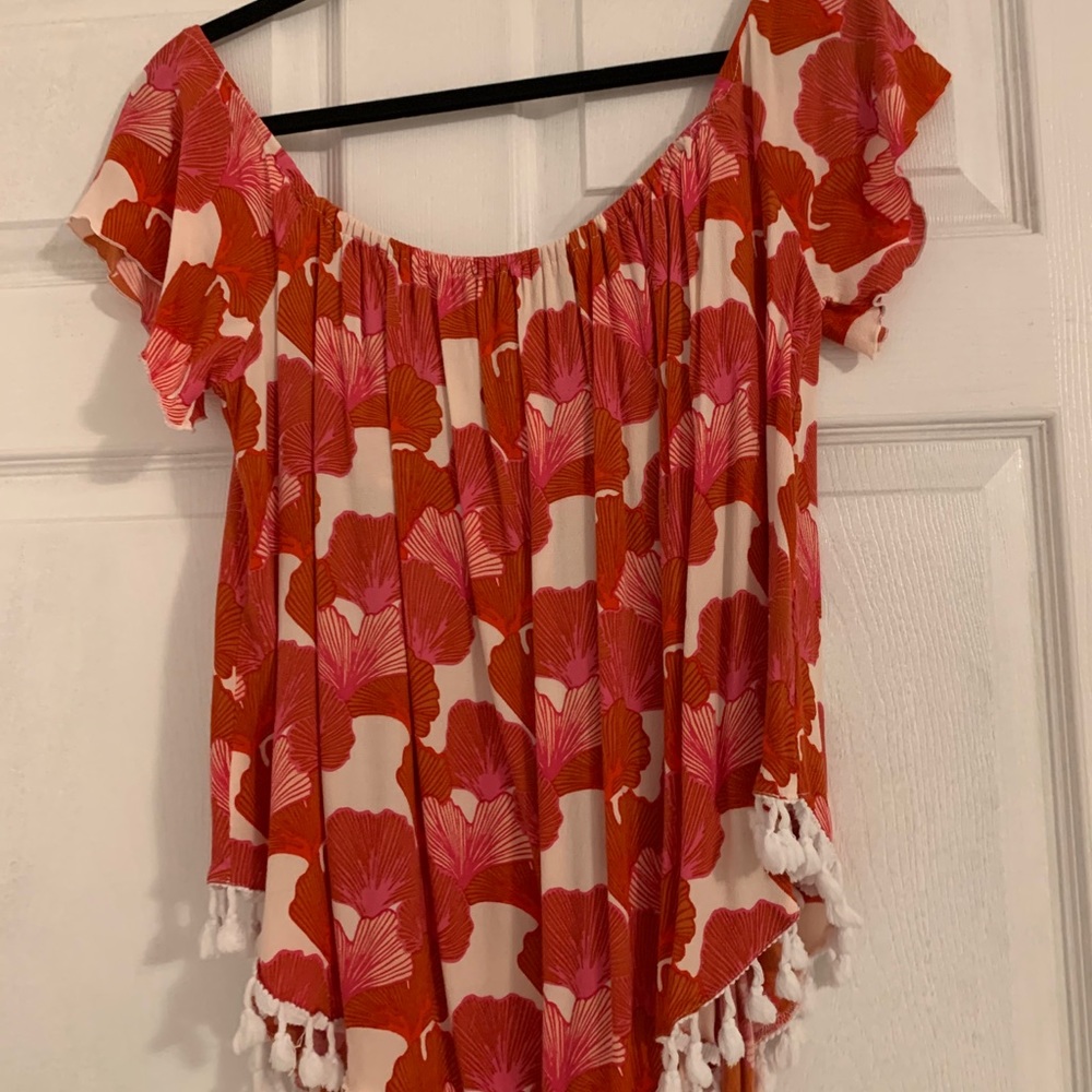 Ava Sky Off the Shoulder Blouse